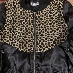 Black zip up jacket